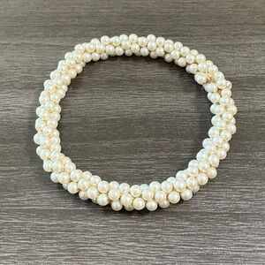 Multi Strand Pearl Twisted Bracelet